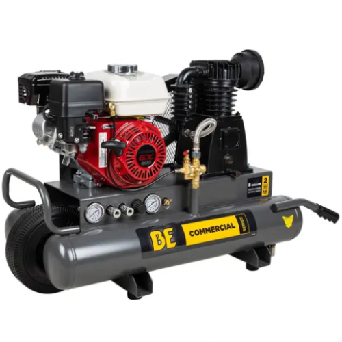 BE Power Products 13.8 CFM @ 90 PSI Gas Air Compressor with Honda GX200 Engine