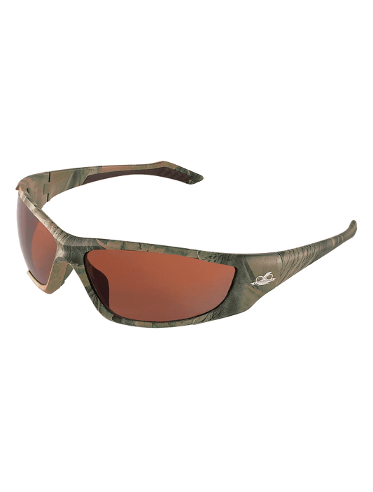 Javelin™ Brown Lens, Woodland Camouflage Frame Safety Glasses - BH12108