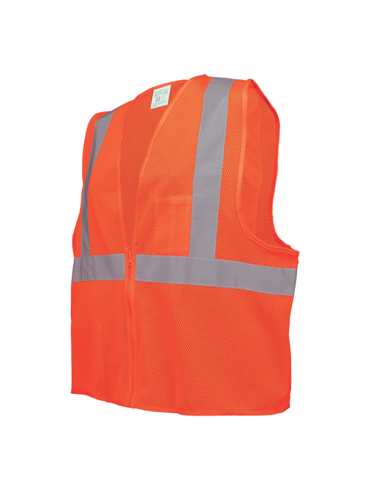 FrogWear® HV Lightweight Mesh Polyester Safety Vest - GLO-006