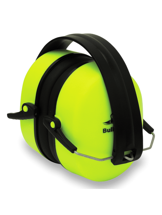 Bullhead Safety® Hearing Protection Premium High-Visibility Foldable NRR 23 dB Earmuffs - HP-M2