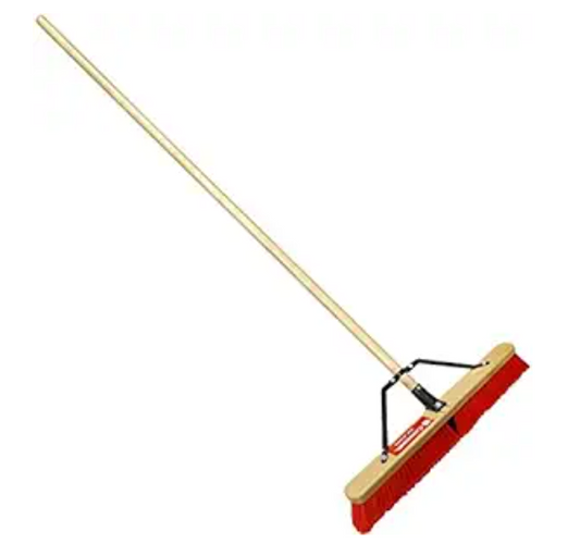 Corona 24-inch Push Broom w/Coarse and Medium Poly Bristles BM41002